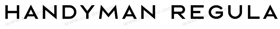 HANDYMAN Regular字体转换
